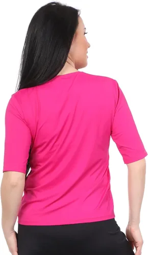 Vista 2 de Kosher Casual Camiseta modesta de manga de codo para mujer