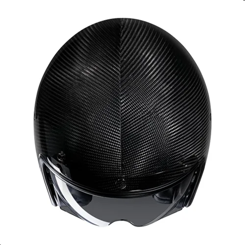 Vista 7 de HJC V31 Casco de motocicleta de carbono sólido con visera IS-10, aprobado por DOT (carbono, pequeño)