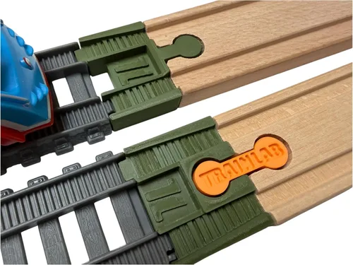 Vista 11 de TrainLab Adaptadores, compatibles con Thomas & Friends Trackmaster Gray 2014 y pistas de ferrocarril de madera, accesorios esenciales Trackmaster