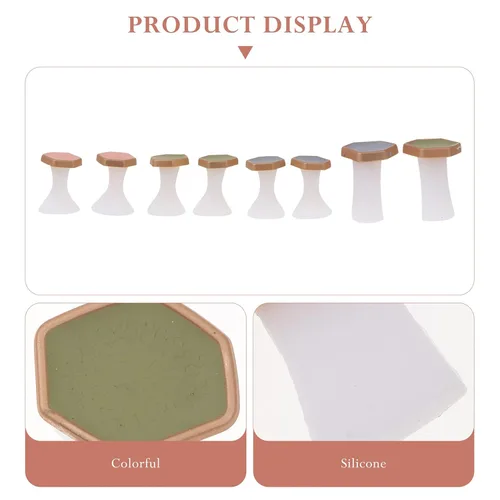 Vista 5 de Beaupretty Protector de uñas 8pcs Splitter Nail Polish Stand Foot Pedicure Tools