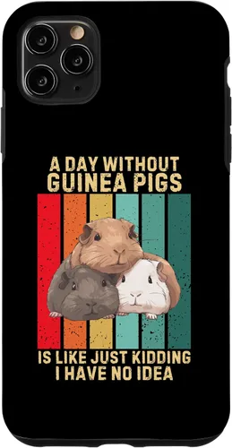 Vista 11 de Funda para iPhone 15 Vintage A Day Without Guinea Pig I Have No Idea