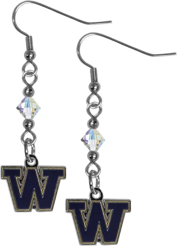 Vista 11 de Siskiyou Sports Pendientes colgantes de cristal de la NCAA