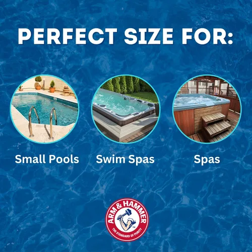 Vista 5 de ARM & Hammer Alkalinity First Professional Pool Care Bicarbonato de sodio, bolsas de 12 libras (caja de 4)