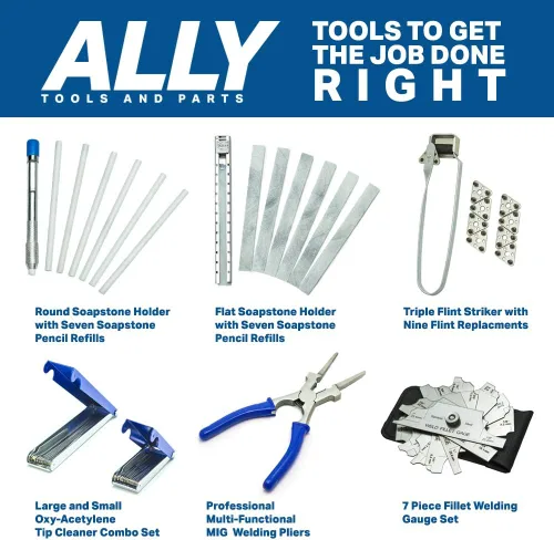 Vista 7 de ALLY Tools - Alicates de soldadura MIG multifuncionales profesionales de 8 pulgadas antioxidantes, fiables y duraderos