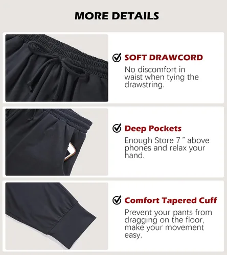 Vista 5 de Envlon Womens Yoga Sweatpants Loose Lightweight Workout Joggers Pants Drawstring Comfy Casual Lounge Pants with Pockets