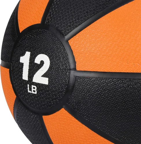 Vista 5 de HomGarden Pelota medicinal de entrenamiento de ejercicio de 6 libras para yoga, equilibrio, estabilidad, entrenamiento de fuerza