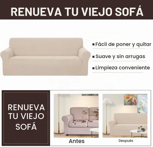 Vista 5 de U-NICE HOME Fundas para silla reclinable, funda elástica para sofá, funda de sofá, protector de muebles para funda de silla, apta para mascotas