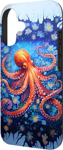 Vista 2 de Funda con diseño de criatura marina de pulpo Kraken para iPhone 17
