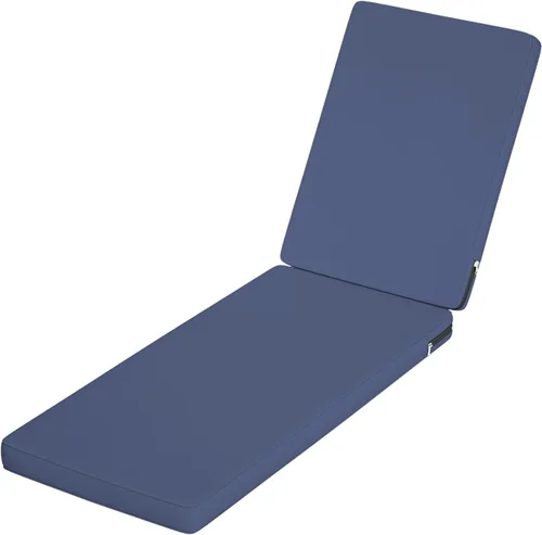 Vista 10 de Chaise Lounge - Cojines para muebles de patio al aire libre Cojines para sillas de patio resistentes al agua de 72 x 21 pulgadas Cojines Gris
