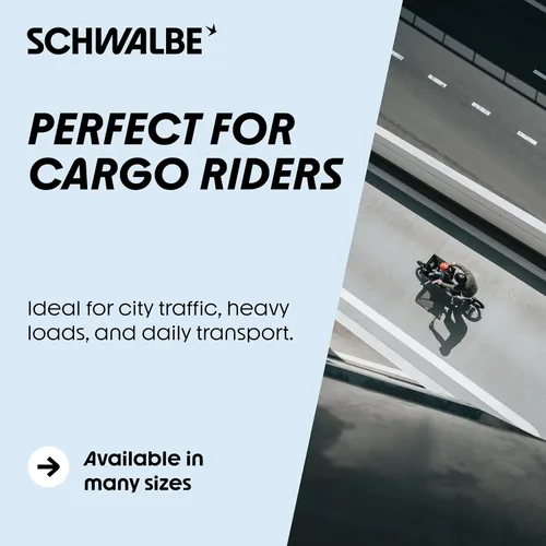 Vista 6 de Schwalbe Pick-Up – Neumático de carga con ADDIX E-Compound y carcasa de Super Defense para bicicletas de carga – E-Bike Ready 50 – Neumático