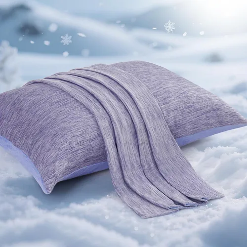 Vista 11 de Elegear Fundas de almohada refrescantes para personas que duermen con calor, fundas de almohada refrescantes japonesas Q-Max 0.5, en ambos lados