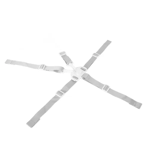 Vista 4 de Cinturón de seguridad de 5 puntos para bebé, correas de repuesto universales ajustables para silla de bebé, material resistente y cómodo