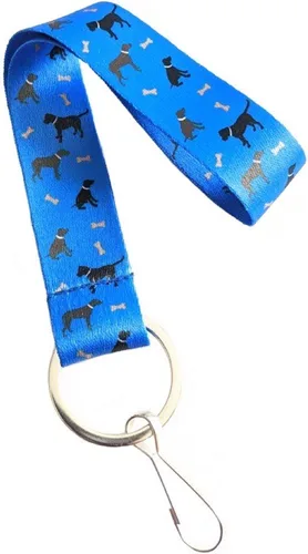 Vista 2 de Llavero de pulsera para perro, soporte para tarjetas de identificación (juego de 3)