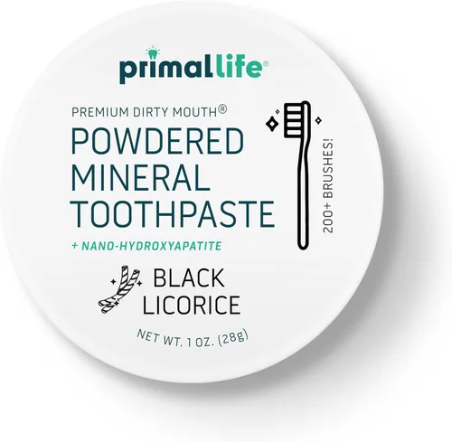 Vista 10 de Primal Life Organics - Dirty Mouth Polvo Dental, Polvo de Limpieza Dental, Aceites Esenciales Saborizados con Caolín Natural y Arcilla de Bentonita