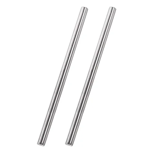 Vista 25 de uxcell Varilla redonda sólida de acero inoxidable 304 de 0.039 in x 3.937 in para manualidades de bricolaje - 2 piezas