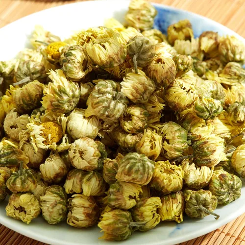 Vista 3 de ChaWuWarmSun [A] Té de crisantemo, 1.75 oz/50 g, TongXiang Chinese Taiju