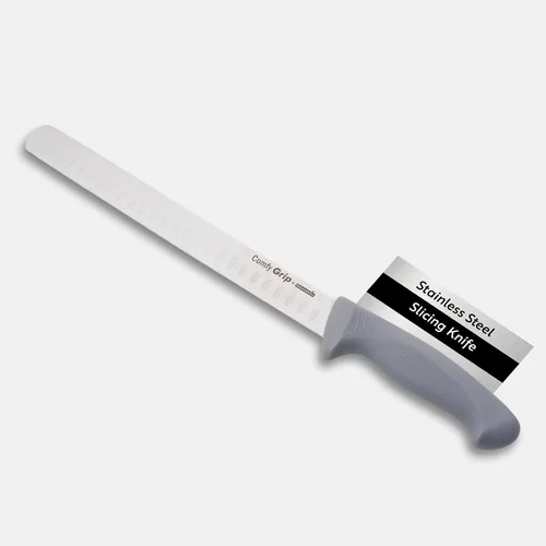 Vista 11 de Restaurantware Comfy Grip - Cuchillo de chef de 10 pulgadas, 1 cuchillo de cocina afilado, mango ergonómico, agarre antideslizante, cuchillo