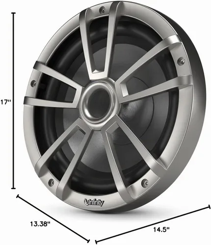 Vista 10 de Infinity 1022MLT - Subwoofer marino de 10 pulgadas con iluminación RGB (titanio)