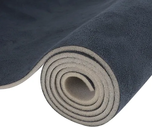 Vista 13 de 4Bang Tela de Forro Interior de Gamuza Gris para Reparación, Material de Micro-Gamuza para Forro Interior con Respaldo de Espuma, Repuesto