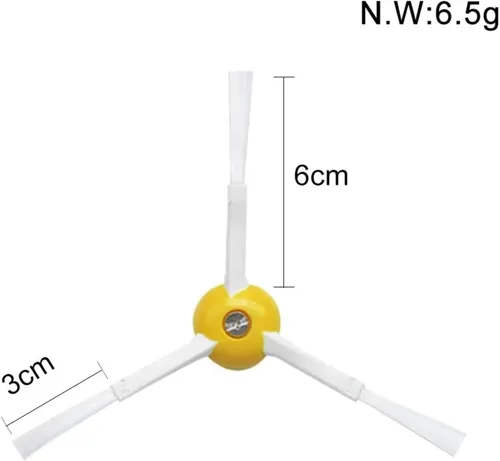 Vista 5 de Side Brush,Compatible for IRobot Roomba 500 600 700 Series 550 560 650 670 675 692 694 770 780，Robotic Vacuum Cleaner Parts Accessories