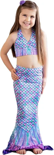 Vista 2 de Sun Tails Cola de sirena para niños pequeños no para usar con monoaleta