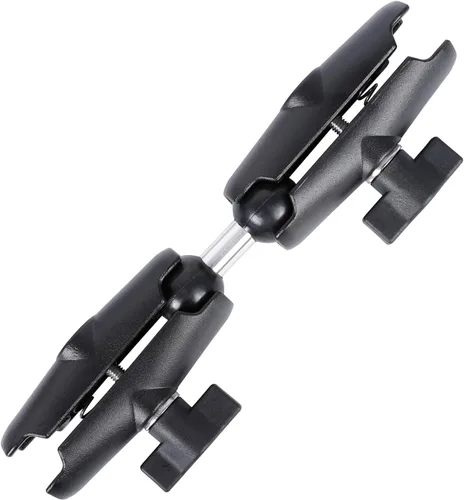 Vista 6 de Brazo de Extensión Doble con Enchufe Doble con Adaptador de Bola Doble de 1" Compatible con Montaje RAM Tamaño B y Otros Dispositivos Estándar