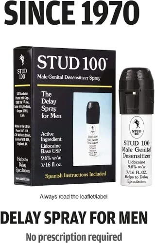 Vista 9 de Stud 100 Spray desensibilizador genital masculino, caja de 7/16 onzas líquidas (paquete de 1)