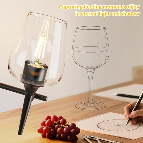 Vista 2 de Luz de Tocador Negra de 2 Luces Estilo Granja Moderno Lámpara de Baño con Pantallas en Forma de Copa de Vino para Espejo de 16 Pulgadas, Aplique