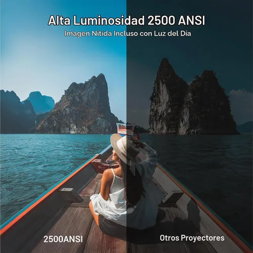 Vista 9 de HAPPRUN Proyector para exteriores de decodificación ANSI 4K 2500