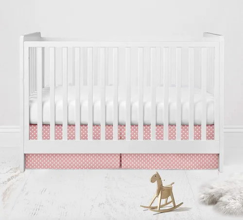 Vista 20 de Bacati - Sábana bajera ajustable de 100 % algodón universal para bebé de EE. UU. para cuna o niño pequeño (PIN DOTS, turquesa aguamarina)