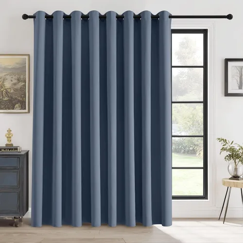Vista 15 de RYB HOME Cortinas portátiles para puerta con privacidad, cortinas opacas y aislantes térmicas para dormitorio, armario, sala de estar, comedor, Beige