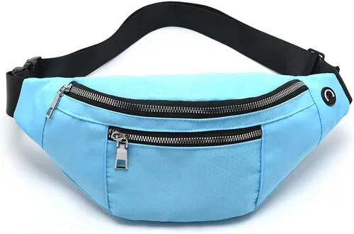 Vista 20 de Fanny Pack for Men Women - Water Resistant Fashion Waist Bag Pack with Adjustable Strap for Travel Hiking Running Outdoor Sports.