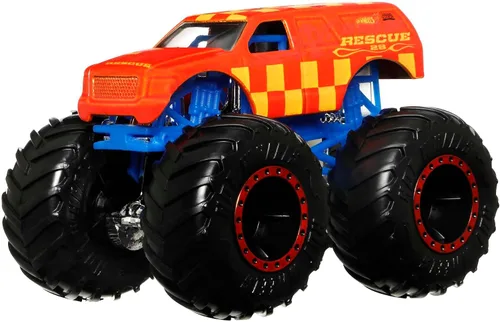 Vista 3 de Hot Wheels Monster Trucks - Surtido de juguetes de coche con cambio de color, 3 años