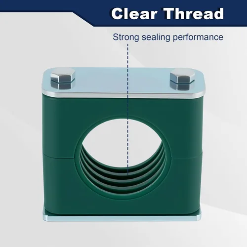 Vista 5 de Abrazadera de tubo hidráulico SENRISE 1 Uds. Abrazaderas de tubo de plástico Clips de manguera de tubo métrico estándar para tubo de 0.252 in