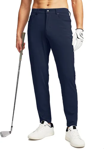 Vista 18 de G Gradual - Pantalones de golf elásticos para hombre con 6 bolsillos, ajustados, pantalones de vestir para hombre, para viajes, casuales, de trabajo