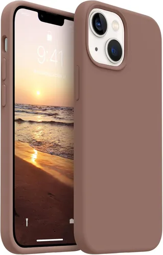 Vista 22 de AOTESIER Funda magnética para iPhone 13 Mini, compatible con MagSafe, protección militar a prueba de golpes, funda de silicona con forro