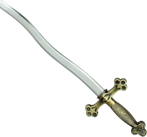 Vista 3 de Serpiente ceremonial masónica Espada Flameante Brújula cuadrada