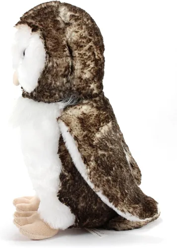 Vista 3 de The Petting Zoo Peluche de búho granero, regalos para niños, animales de granja Wild Onez, juguete de peluche de búho granero Zoologee de 12 pulgadas