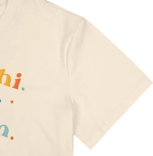 Vista 6 de Camiseta casual con texto en inglés "It's Me,Hi,I'm The Cool Mom,It's Me" para mujer