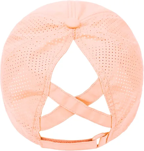 Vista 4 de HGGE Gorra de béisbol para mujer, con diseño de cola de caballo cruzada, ajustable, de secado rápido