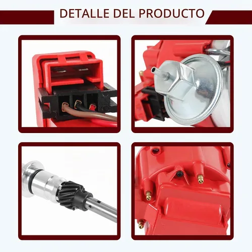 Vista 5 de JDMSPEED Nuevo distribuidor de encendido HEI 6522R Reemplazo para Chevy Inline 6-Cyl 230 250 292