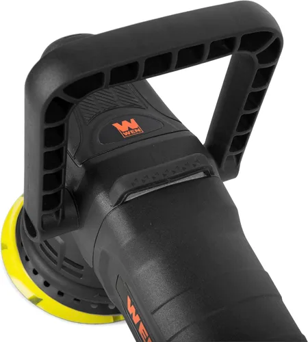 Vista 5 de WEN Pulidora de doble acción, grado profesional de 5 pulgadas, 8 amperios con interruptor de paleta, tiro de 0.591 in y pantalla LED (AA6158)