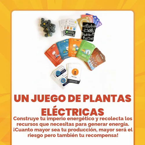 Vista 4 de Power Failure: A Strategy Card Game About Power Plants and Energy Generation - Juego de mesa científico sobre combustibles nucleares, renovables