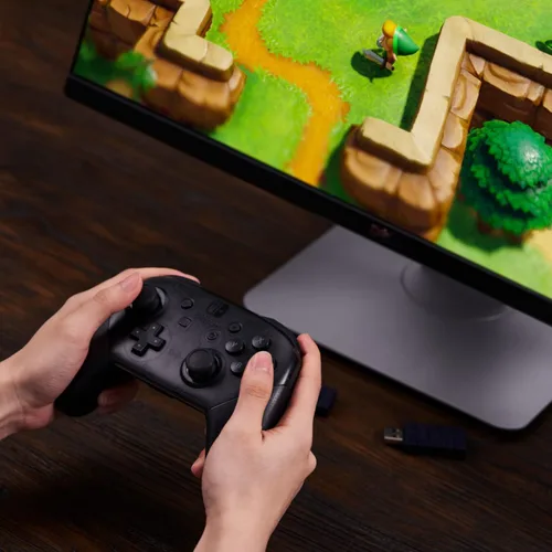 Vista 5 de Mcbazel 8Bitdo Adaptador USB inalámbrico 2 para PS5Switch OLEDNS SwitchWindowsMacOSRaspberry PiXbox Series XXbox Series SSwitch ProXbox One