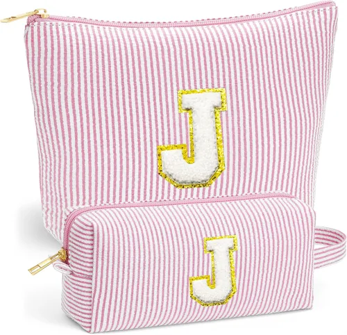 Vista 54 de Set de Bolsos de Maquillaje de Viaje - Bolso Inicial de Aseo de Viaje, Bolso de Cosméticos Portátil Bolso de Maquillaje de Viaje con Artículos Azul
