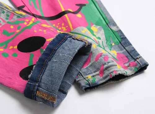 Vista 175 de Enrica Pantalones vaqueros estampados casuales para hombre