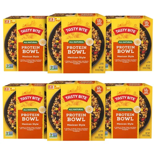 Vista 4 de Tasty Bite - Tazón de Arroz con Garbanzos Biryani, Listo para Comer, Apto para Microondas, Sin Gluten, 7 Onzas (Paquete de 6)