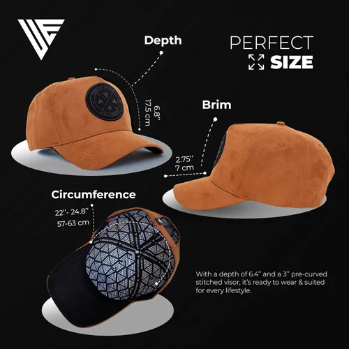 Vista 111 de Urban Effort Gorra trasera de malla, para hombres y mujeres, gorra de béisbol de 5 paneles, gran cierre a presión para caza y senderismo