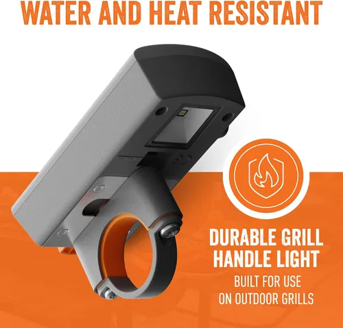 Vista 7 de Yukon Glory Luz LED brillante con mango de parrilla, recargable, resistente al agua y al calor, se adapta a la mayoría de parrillas al aire libre