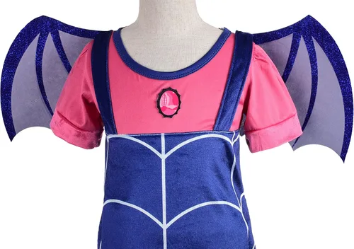 Vista 5 de Dressy Daisy Vestido para niñas disfraz de vampiro de Halloween talla 2T-8